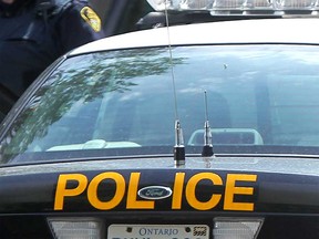 The rear of a Leamington OPP vehicle is shown in this file photo.