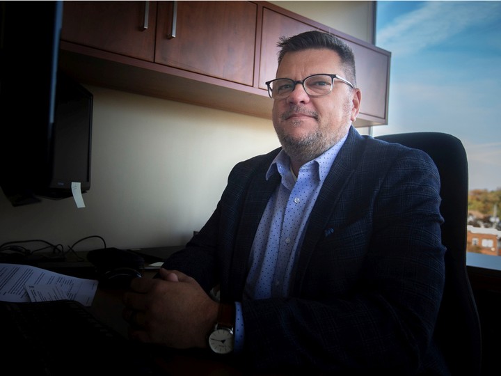  The CEO of the Windsor-Essex County Health Unit, Dr. Ken Blanchette, is pictured in his office on Friday, Oct. 21, 2022.