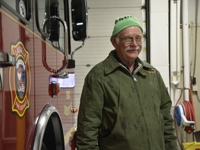 Danny Curtis from LaSalle at the LaSalle Fire Station on Sunday, Nov. 27, 2022. A longtime Goodfellows newspaper drive volunteer, Curtis recently went viral for his act of kindness sparking a $500 donation to the Goodfellows.