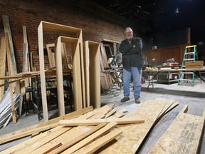 Local realtor Bob Peters is shown at 28 Chatham Street East in downtown Windsor on Tuesday, November 15, 2022. The former bar and restaurant space is being completely renovated and apartment units have been added on the second floor.