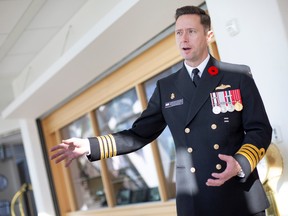 Canadian Fleet Pacific Second Commander Capt. Mark O'Donoghue pictured Wednesday November 9, 2022 at HMCS Hunter.