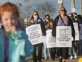 sex drugs Hundreds of education workers represented by CUPE picket in front of Windsor-Tecumseh MPP Andrew Dowie's constituency office on Nov. 4, 2022.