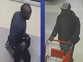 Surveillance camera images of a man who injured an employee at a store in the 4000 block of Walker Road in Windsor on Nov. 5, 2022.