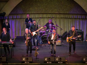 The S'Aints band perform a sneak peek during their beneficiary announcement at Cosmos at Caesars Windsor, on Wednesday, Nov. 23, 2022.