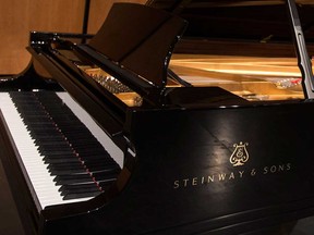 The Windsor Symphony Orchestra's Steinway piano is shown at the Capitol Theatre in this 2017 file photo.