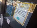 A sign on a door at a University of Windsor building on Nov. 10, 2022.