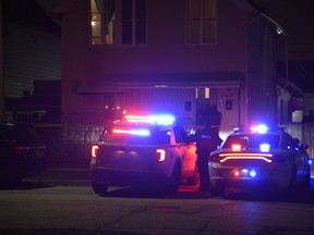 Windsor police investigated a shooting in the area of Crawford Avenue at University Avenue on Saturday, Dec. 31, 2022.