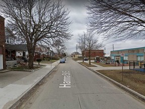 The 800 block of Hanna Street East in Windsor is shown in this Google Maps image.