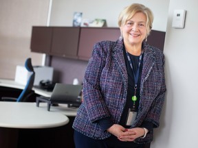 Outgoing President and CEO of Enwin Utilities Ltd. Helga Reidel, who is retiring at the end of 2022, is photographed in her office on her last week of work, on Monday, Dec. 19, 2022.