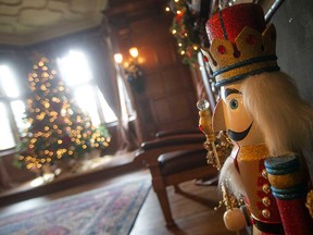 A view inside Windsor's Willistead Manor, decorated for the holiday season. Photographed Dec. 5, 2022.