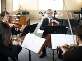 They're back. Members of the Windsor Symphony Orchestra perform for residents at Harrowood Seniors Community on Wednesday, Dec. 7, 2022, as part of the return of the Music for Health concert series at area senior's homes, on Wednesday, Dec. 7, 2022.