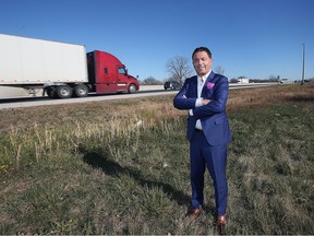 Joe Goncalves, Invest WindsorEssex's investment attraction director is shown Nov. 9, 2022, near Highway 401 and the 8th Concession in Tecumseh, a proposed site for new industrially serviced lands.