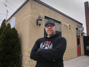 Local small businesses 'falling by the wayside.'   Robbie Bornais, owner of Robbie's Gourmet Sausage Co. in Old Walkerville, is shown on Wednesday, Dec. 7, 2022. After nine years, his business is folding at the end of the month, just one of a growing number of local commercial casualties of the current tough economic period.