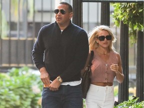 Former baseball star Alex Rodriguez takes Windsor native Jaclyn Cordeiro to dinner at the Beverly Wilshire Hotel on Oct. 17, 2022.