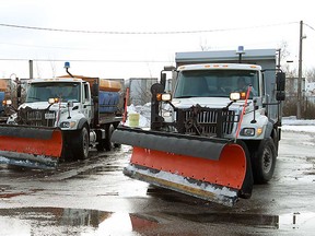 City of Windsor snow plow trucks get ready for work in this December 2012 file photo.