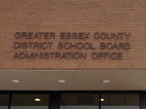Greater Essex County District School Board offices on Park Street West in Windsor.