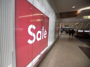 Boxing Day sale at Kingsway Mall in Edmonton, Monday, Dec. 26, 2022.