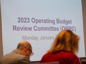Windsor city council's first budget review committee meeting was held at city hall on Monday, Jan. 23, 2023.