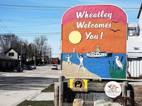 The Wheatley gateway sign is shown March 30, 2021. Tom Morrison/Chatham This Week