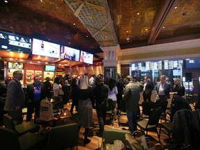 Caesars Windsor's new full-service sportsbook was officially opened on Jan. 11, 2023. A view of the new facility is shown during the event.