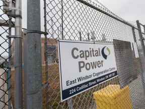 The East Windsor Cogeneration Centre is pictured on Friday, Jan. 6, 2023. Plans for the Windsor power generation facility have shifted from adding battery storage to two new on-site natural gas turbines — a $200-million investment expected to more than double station capacity.