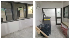 Photos of renovation progress for the drug consumption site at 101 Wyandotte St. East in downtown Windsor. Images provided by the Windsor-Essex County Health Unit on Jan. 26, 2023.