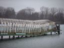 The old Boblo Dock in Amherstburg is seen on Friday, Jan. 6, 2023.