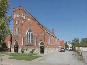58 Erie St. South in Leamington - formerly Knox Presbyterian Church - is show in this Google Maps image.