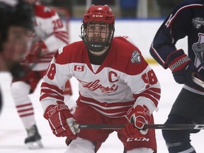 Leamington Flyers' captain Gabe Piccolo scored a pair of empty-net goals to secure the club's 5-2 comeback win over the Hamilton Kilty B's and a spot in the Sutherland Cup final.
