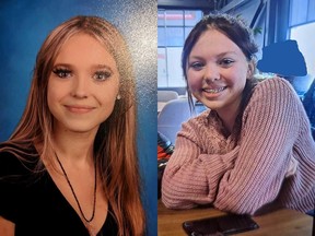 WINDSOR, ONT:. JANUARY 15 - The LaSalle Police Service is seeking the assistance of the public in locating two teenage girls, Payton Cobby, left, and Brooklyn Leyland, who went missing Friday afternoon after not returning from school.