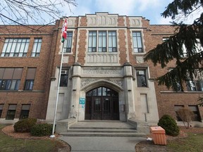 The exterior of Queen Victoria Public School in Windsor is shown in this January 2020 file photo.