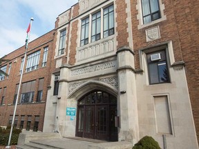 The exterior of Queen Victoria Public School in Windsor is shown in this January 2020 file photo.