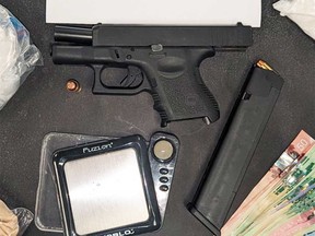 The firearm seized by Windsor police in a drug investigation on Jan. 9, 2023.