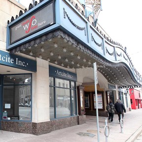 L'entrée du Capitol Theatre au centre-ville de Windsor est illustrée sur cette photo d'archive de 2018.