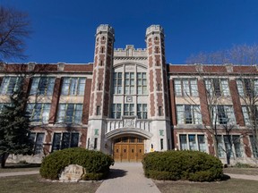 The former W.D. Lowe Secondary School is pictured on Monday, February 13, 2023.