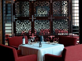 A dinner table inside Neros Steakhouse at Caesars Windsor is shown in this file photo.