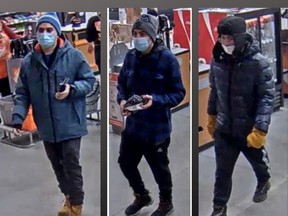 The Windsor Police Service is seeking the public’s assistance to identify five suspects who stole over $5,000 in tools.