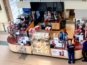 A Tim Hortons at the Windsor Regional Hospital - Ouellette Campus, is pictured on Friday, Feb. 17, 2023.