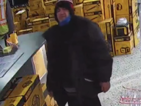 Windsor Police are asking for the public’s help to identify a man who robbed a convenience store on Walker Road on March 15.