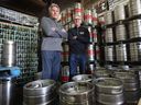 Mike Brkovich, left, and Ian Gourlay, owners of the Walkerville Brewery in Windsor are shown on Tuesday, March 21, 2023.