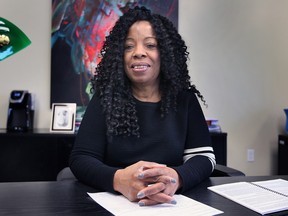 Carolyn Brown, CEO of the Windsor Detroit Tunnel Corporation is shown at her office in Windsor on Monday, March 6, 2023.