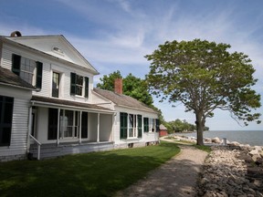 The Lake Erie shoreline at John R. Park Homestead Conservation Area is pictured on June 23, 2021.