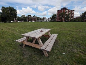 Mitchell Park in downtown Windsor is shown in this September 2016 file photo.