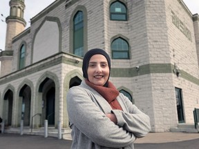 'Here to help.' Local lawyer Hajar Tohme is shown at the Windsor Mosque on Friday, Mar. 24, 2023. A branch of the Muslim Legal Support Centre recently opened in Windsor where Tohme will be practicing.