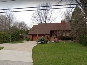 The house at 1077 Reaume Road in LaSalle is shown in this April 2021 Google Maps image.