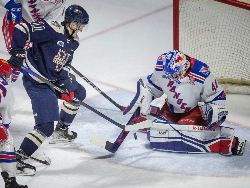Even with injury problems, Spitfires' offence remains dangerous as shown in 6-3 comeback win over Rangers thumbnail