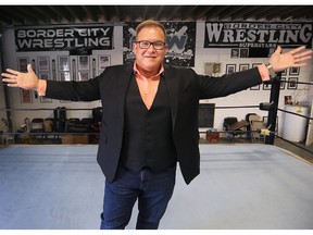Scott D'Amore, president of IMPACT Wrestling, is shown at his Windsor wrestling gym on Monday, March 20, 2023.