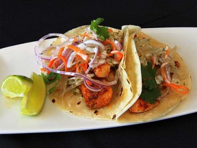 Picture-perfect fish tacos are shown in this 2015 file photo.