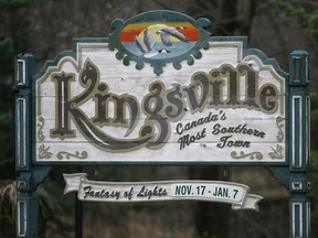 Kingsville sign