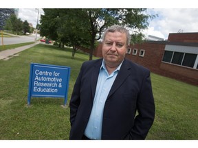 Peter Frise, executive director of the Centre for Automotive Research and Education at the University of Windsor, is seen on Friday, July 2, 2021. Frise and Unifor Local 444 president Dave Cassidy have been named to the ewly created Advanced Manufacturing Council (TAYLOR CAMPBELL/WINDSOR STAR